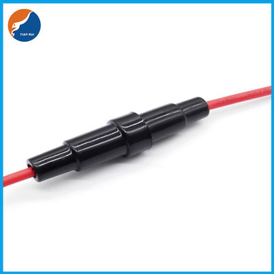 R3-32 5x20mm इनलाइन फ्यूज होल्डर 10A 250VDC बैकेलाइट वायर स्क्रू टाइप:
